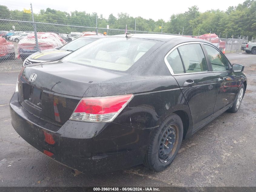 2010 Honda Accord 2.4 Lx VIN: 1HGCP2F39AA015051 Lot: 39601438