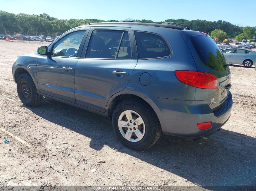 2009 Hyundai Santa Fe Gls VIN: 5NMSG73D19H294792 Lot: 39601441