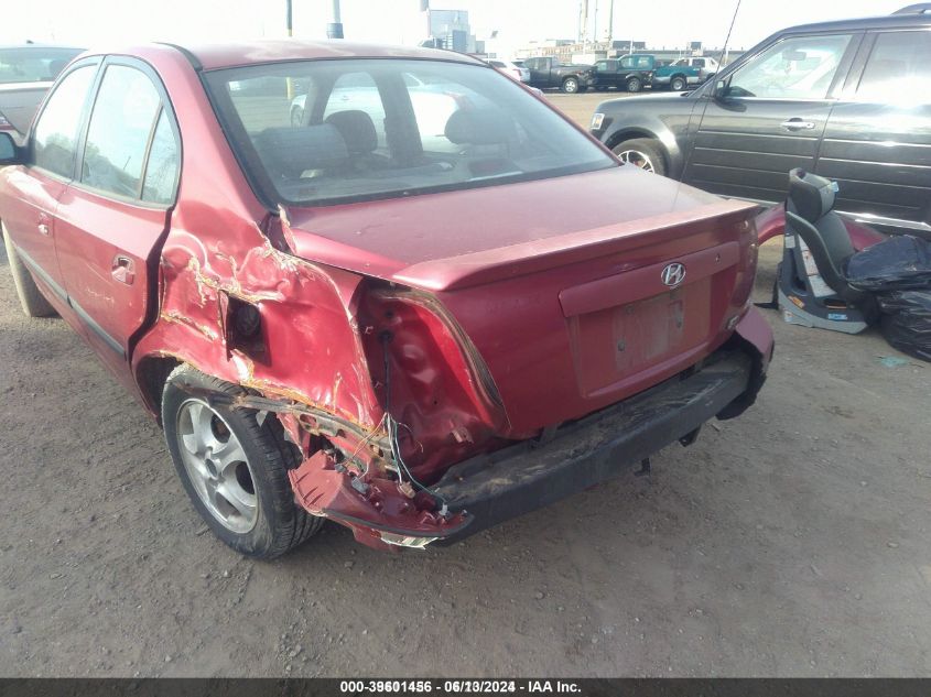 2005 Hyundai Elantra Gls/Gt VIN: KMHDN46D65U963923 Lot: 39601456