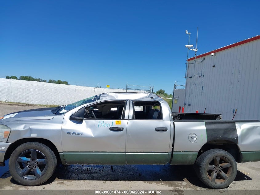 2008 Dodge Ram 1500 Slt VIN: 1D7HA18N98S624598 Lot: 39601474