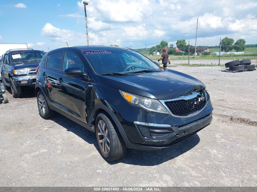 2016 Kia Sportage Lx VIN: KNDPBCAC1G7859859 Lot: 39601480