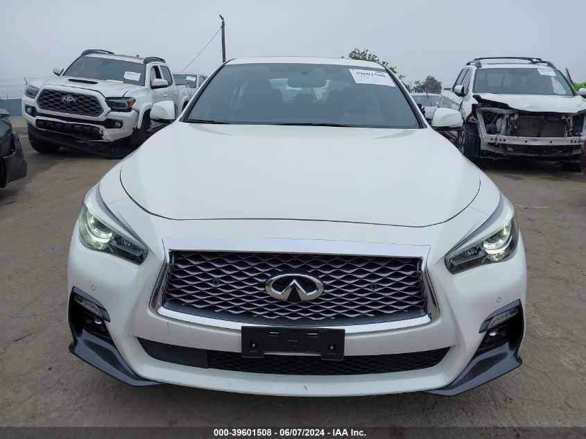 2021 Infiniti Q50 Sensory VIN: JN1EV7CPXMM704054 Lot: 39601508