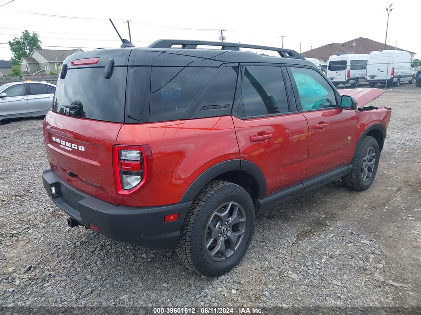 2024 Ford Bronco Sport Badlands VIN: 3FMCR9D96RRE10701 Lot: 39601512