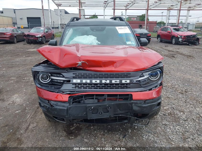 2024 Ford Bronco Sport Badlands VIN: 3FMCR9D96RRE10701 Lot: 39601512