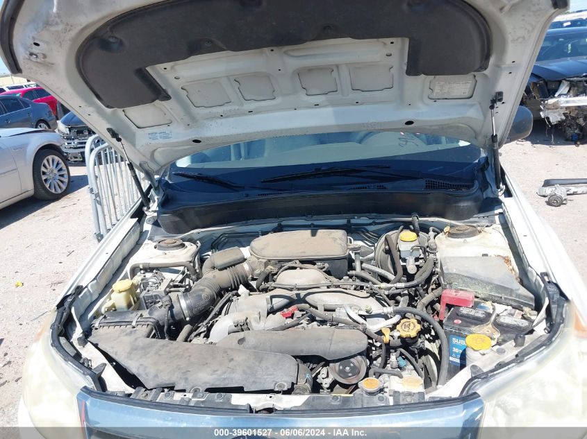 2010 Subaru Forester 2.5X VIN: JF2SH6AC6AH728360 Lot: 39601527