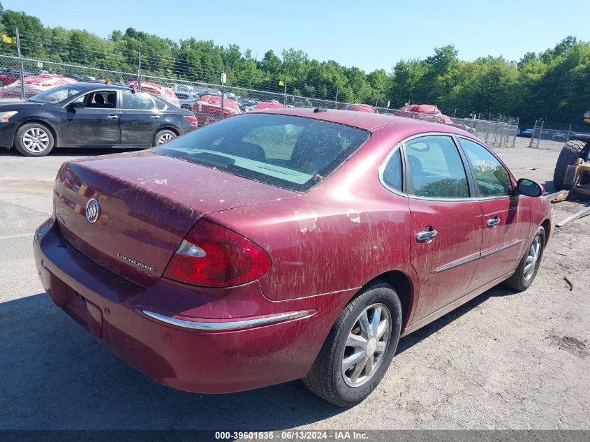 2006 Buick Lacrosse Cxl VIN: 2G4WD582X61110340 Lot: 39601535