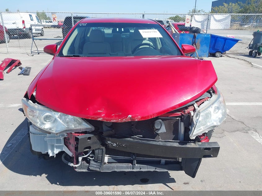 2012 Toyota Camry Le VIN: 4T4BF1FKXCR213803 Lot: 39601590