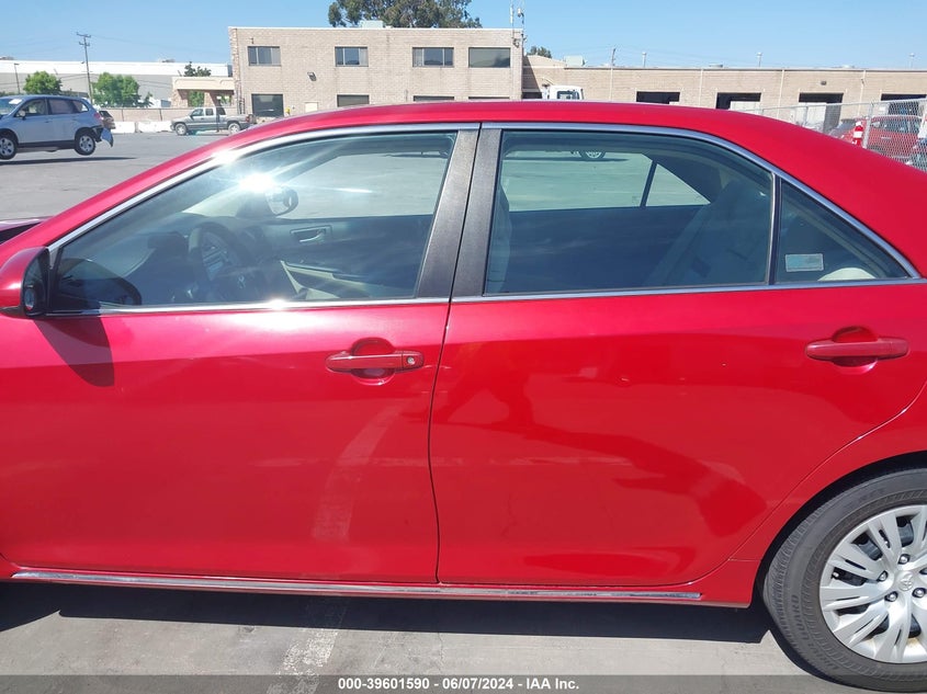 2012 Toyota Camry Le VIN: 4T4BF1FKXCR213803 Lot: 39601590