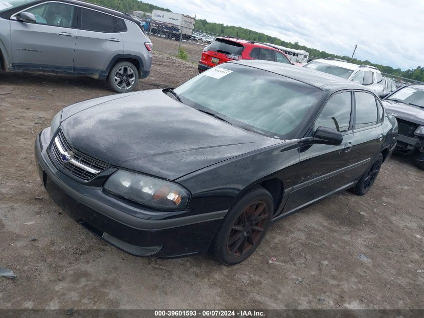 2002 Chevrolet Impala Ls VIN: 2G1WH55K729283492 Lot: 39601593