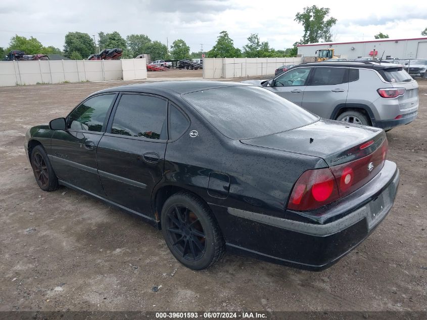 2002 Chevrolet Impala Ls VIN: 2G1WH55K729283492 Lot: 39601593