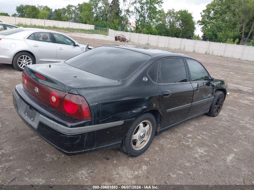 2002 Chevrolet Impala Ls VIN: 2G1WH55K729283492 Lot: 39601593