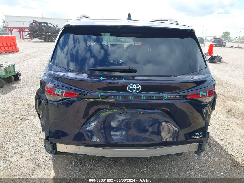 2021 Toyota Sienna Xle VIN: 5TDYRKEC4MS065976 Lot: 39601602