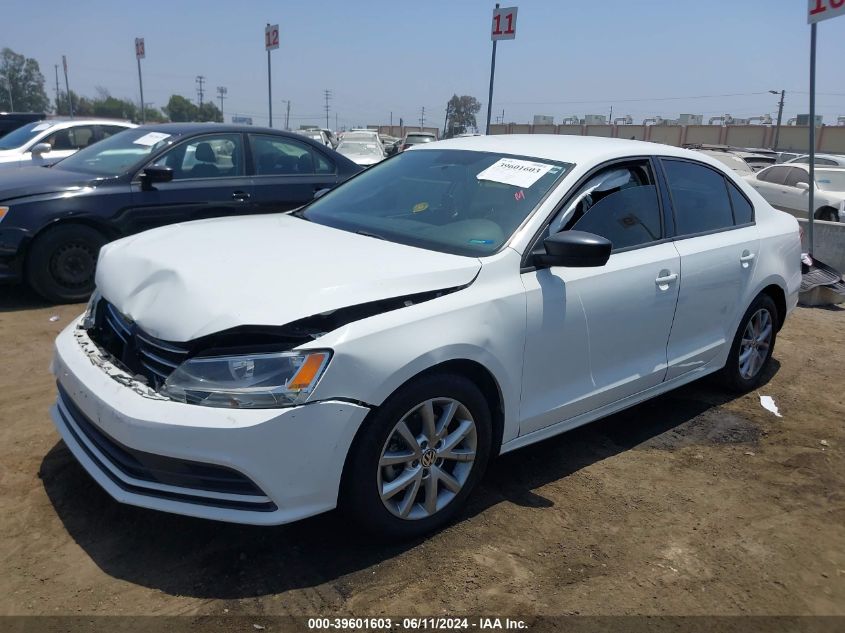 2015 Volkswagen Jetta 1.8T Se VIN: 3VWD17AJ7FM258307 Lot: 39601603