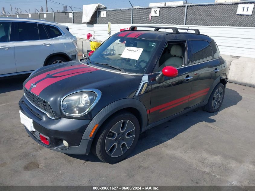 2012 Mini Cooper S Countryman VIN: WMWZC3C59CWL85368 Lot: 39601627