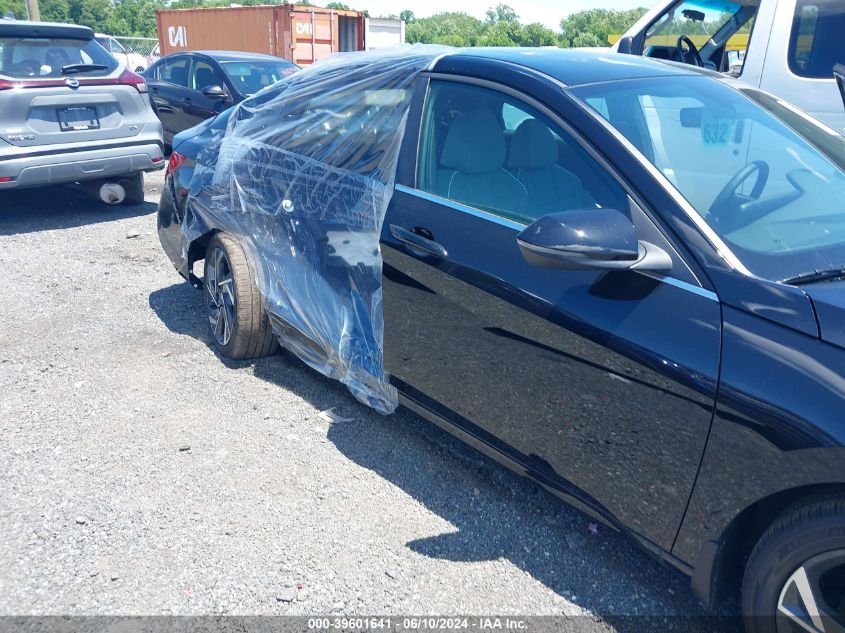 2024 Hyundai Elantra Hybrid Limited VIN: KMHLN4DJ6RU108603 Lot: 39601641