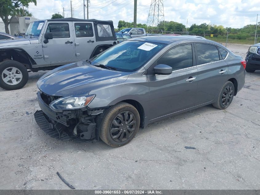 2019 Nissan Sentra S VIN: 3N1AB7APXKY386425 Lot: 39601653