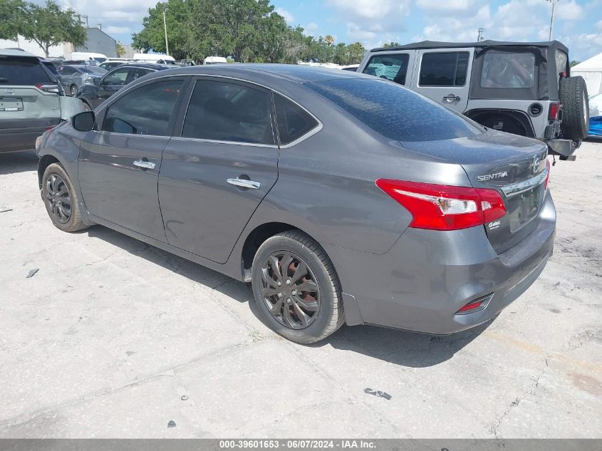 2019 Nissan Sentra S VIN: 3N1AB7APXKY386425 Lot: 39601653