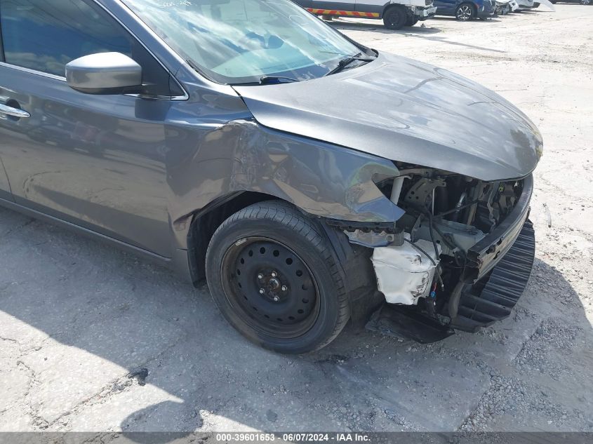 2019 Nissan Sentra S VIN: 3N1AB7APXKY386425 Lot: 39601653