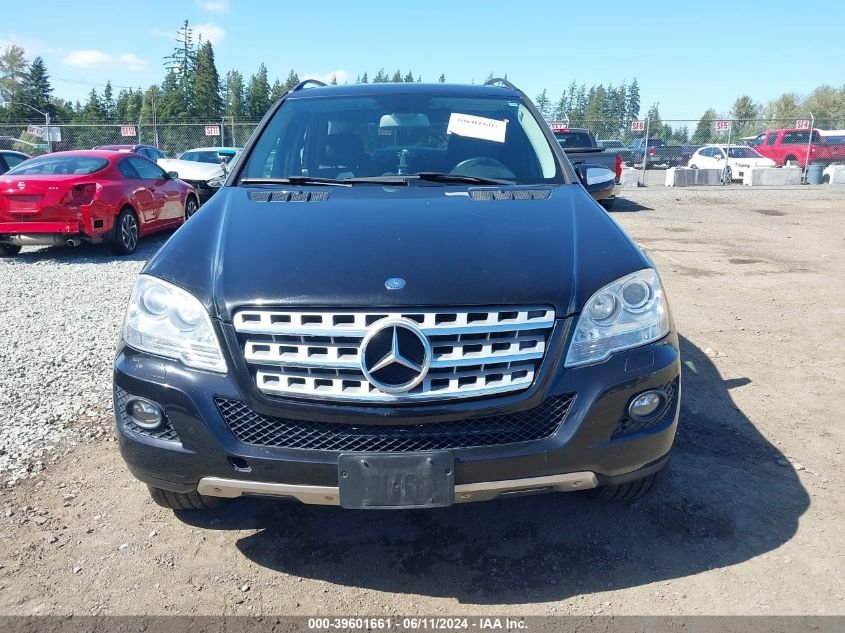 2009 Mercedes-Benz Ml 350 4Matic VIN: 4JGBB86E49A500833 Lot: 39601661