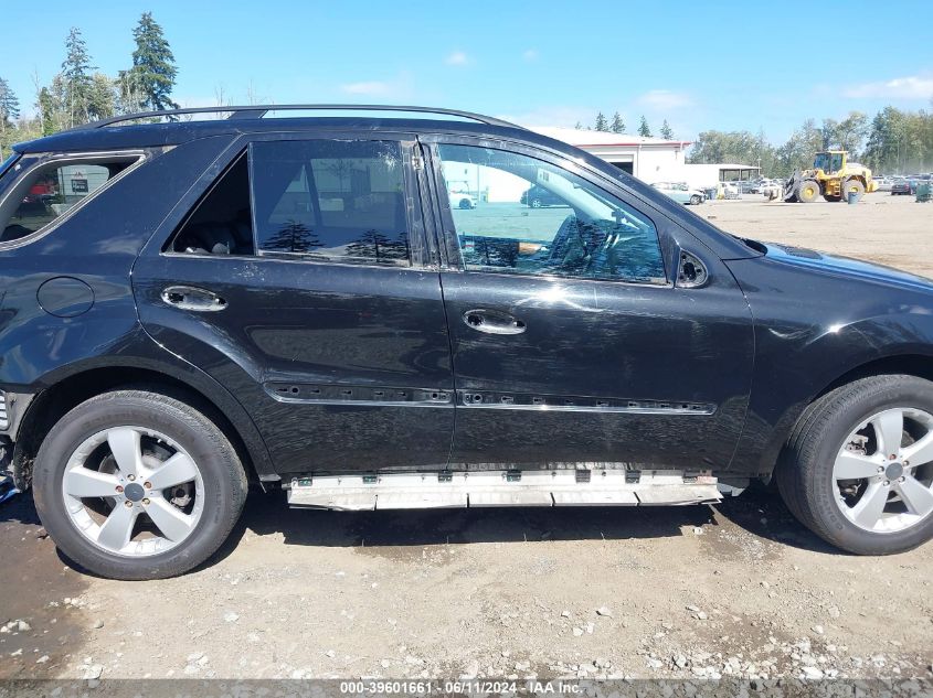 2009 Mercedes-Benz Ml 350 4Matic VIN: 4JGBB86E49A500833 Lot: 39601661