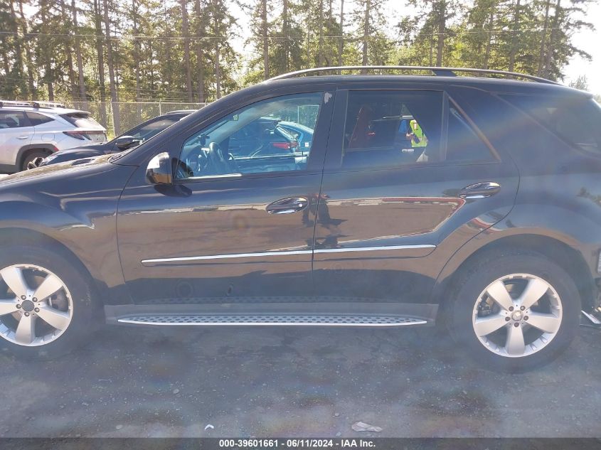 2009 Mercedes-Benz Ml 350 4Matic VIN: 4JGBB86E49A500833 Lot: 39601661