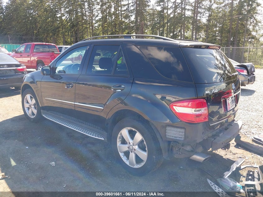 2009 Mercedes-Benz Ml 350 4Matic VIN: 4JGBB86E49A500833 Lot: 39601661