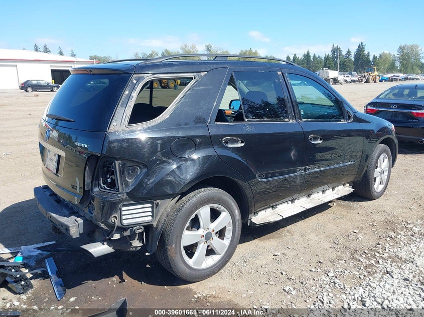 2009 Mercedes-Benz Ml 350 4Matic VIN: 4JGBB86E49A500833 Lot: 39601661
