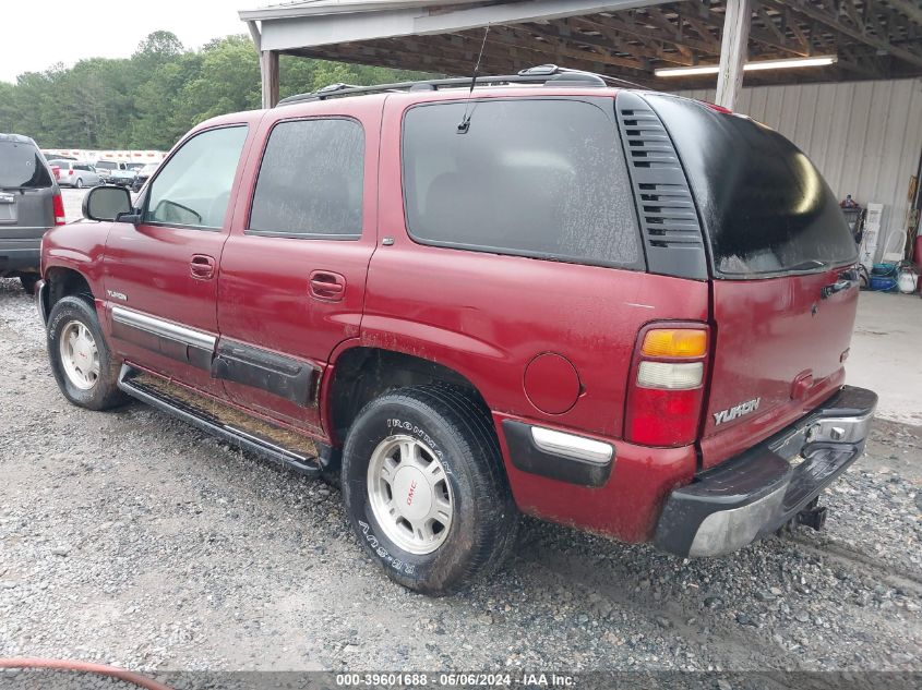 2001 GMC Yukon Slt VIN: 1GKEC13T01J197163 Lot: 39601688