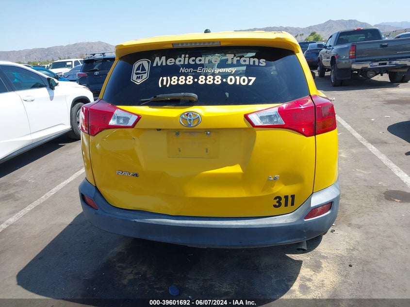 2014 TOYOTA RAV4 LE - 2T3ZFREV6EW087128