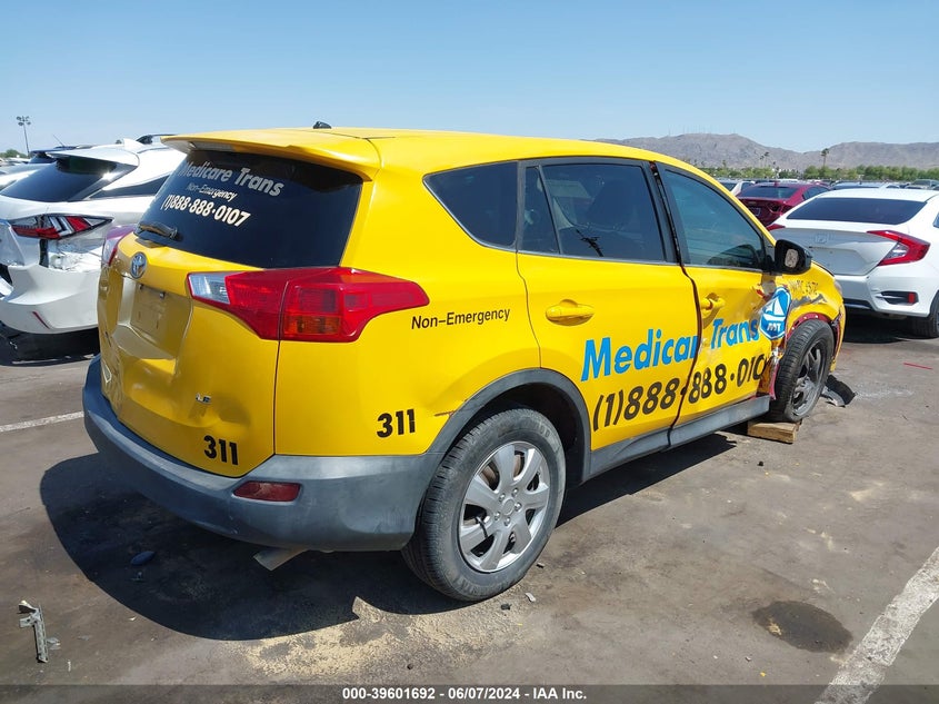 2014 TOYOTA RAV4 LE - 2T3ZFREV6EW087128