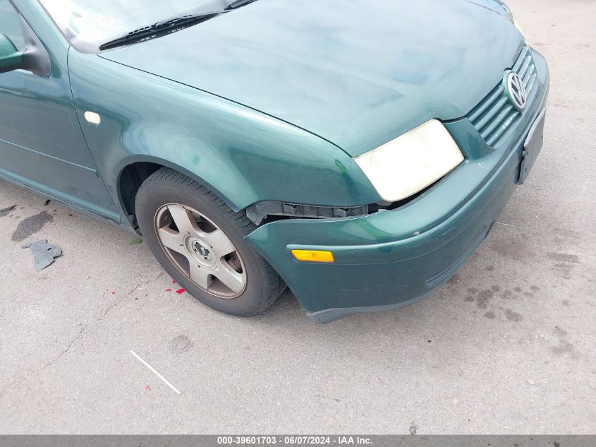 2000 Volkswagen Jetta Gls VIN: 3VWSC29MXYM136854 Lot: 39601703