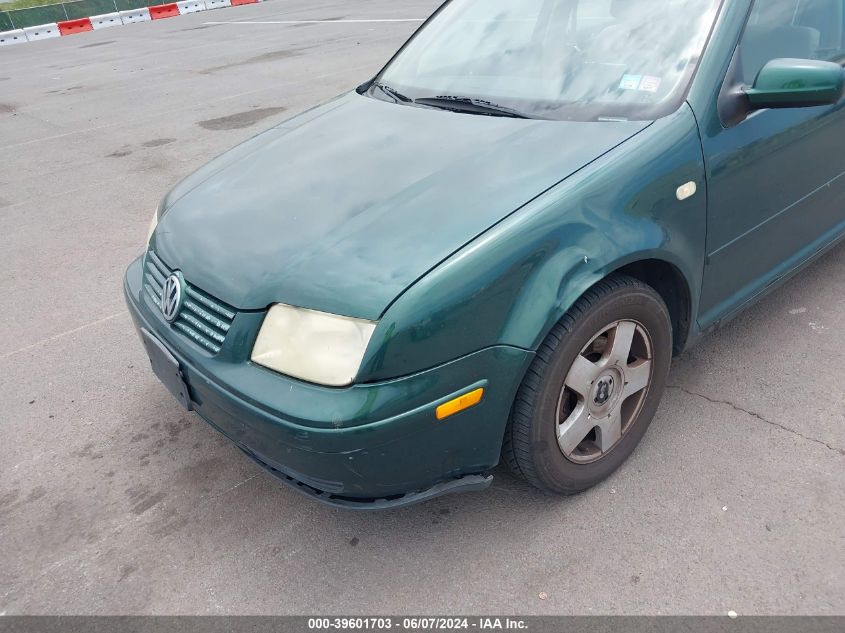2000 Volkswagen Jetta Gls VIN: 3VWSC29MXYM136854 Lot: 39601703