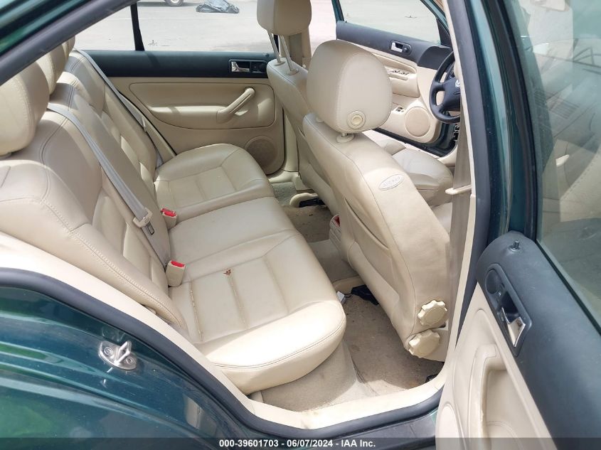 2000 Volkswagen Jetta Gls VIN: 3VWSC29MXYM136854 Lot: 39601703