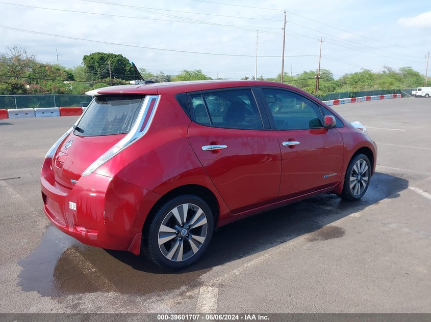 2014 Nissan Leaf Sl VIN: 1N4AZ0CP2EC339311 Lot: 39601707