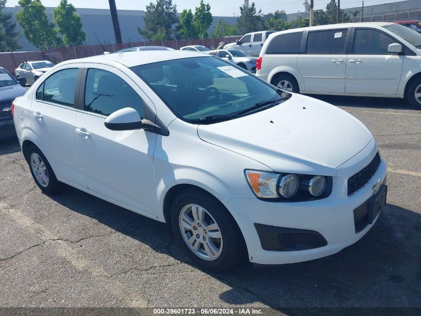 2013 Chevrolet Sonic Lt VIN: 1G1JC5SH7D4200411 Lot: 39601723