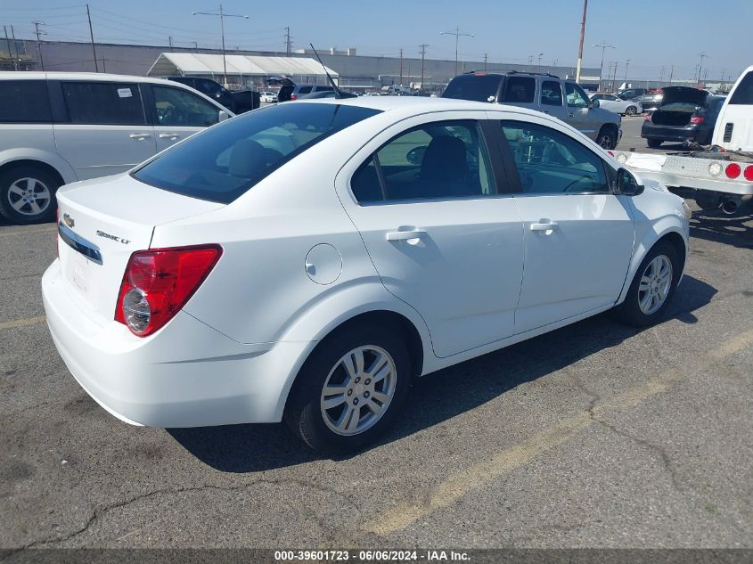 2013 Chevrolet Sonic Lt VIN: 1G1JC5SH7D4200411 Lot: 39601723