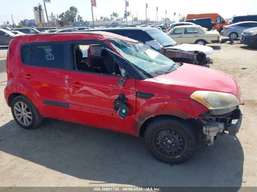 2012 Kia Soul + VIN: KNDJT2A65C7357910 Lot: 39601728