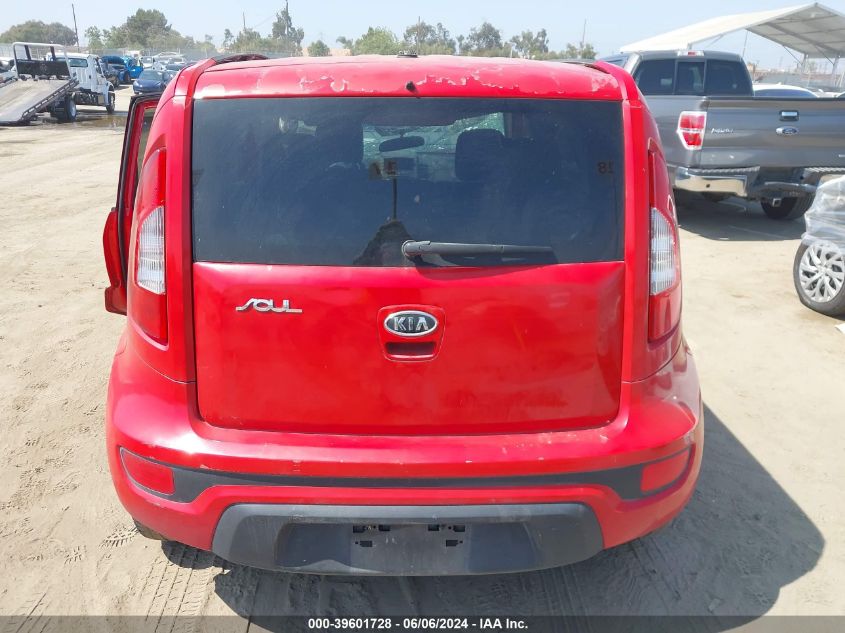 2012 Kia Soul + VIN: KNDJT2A65C7357910 Lot: 39601728