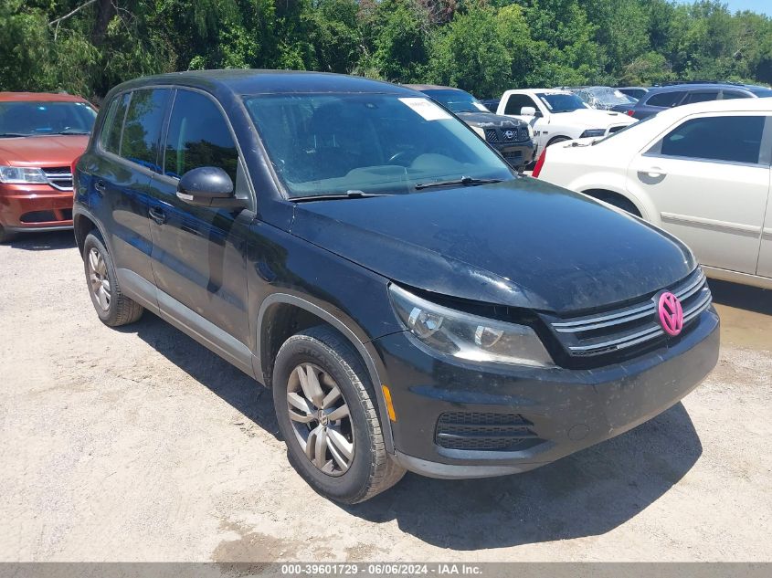 2014 Volkswagen Tiguan S VIN: WVGAV3AXXEW502095 Lot: 39601729