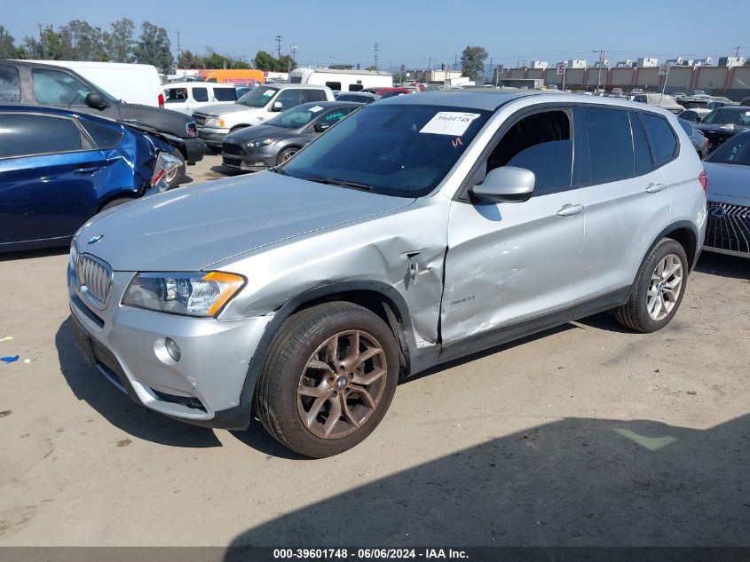 2012 BMW X3 xDrive35I VIN: 5UXWX7C53CL975826 Lot: 39601748