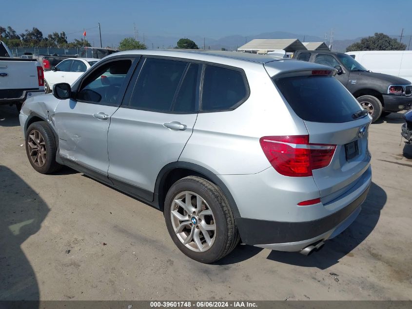 2012 BMW X3 xDrive35I VIN: 5UXWX7C53CL975826 Lot: 39601748