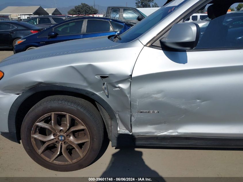 2012 BMW X3 xDrive35I VIN: 5UXWX7C53CL975826 Lot: 39601748