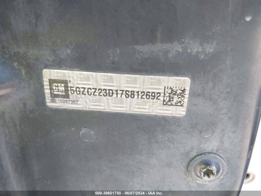 2007 Saturn Vue 4 Cyl VIN: 5GZCZ23D17S812692 Lot: 39601750