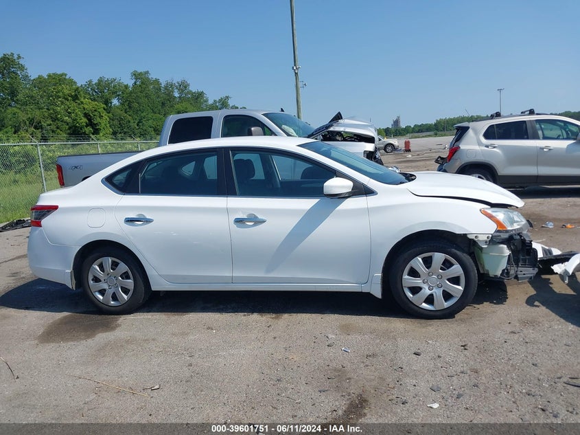 2015 Nissan Sentra Sv VIN: 3N1AB7AP9FY304092 Lot: 39601751