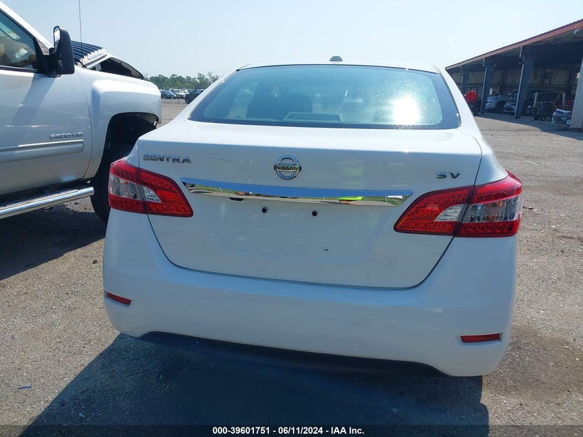 2015 Nissan Sentra Sv VIN: 3N1AB7AP9FY304092 Lot: 39601751
