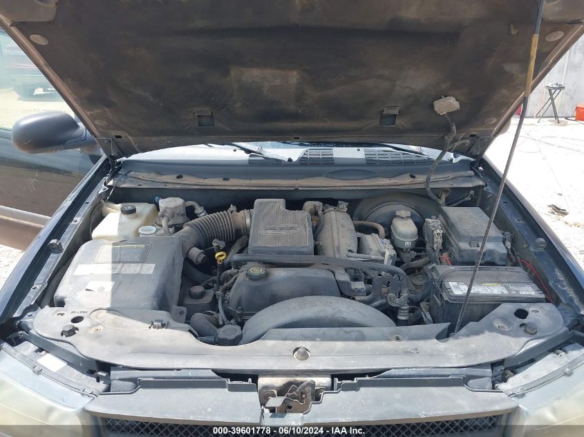 2002 Chevrolet Trailblazer Lt VIN: 1GNDT13S622197413 Lot: 39601778