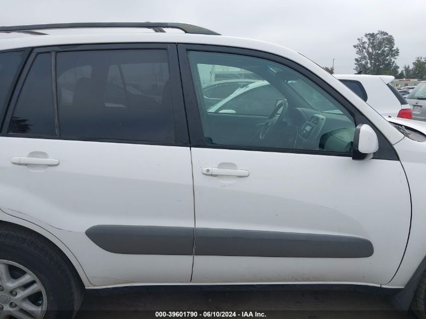 2001 Toyota Rav4 VIN: JTEGH20V710016465 Lot: 39601790