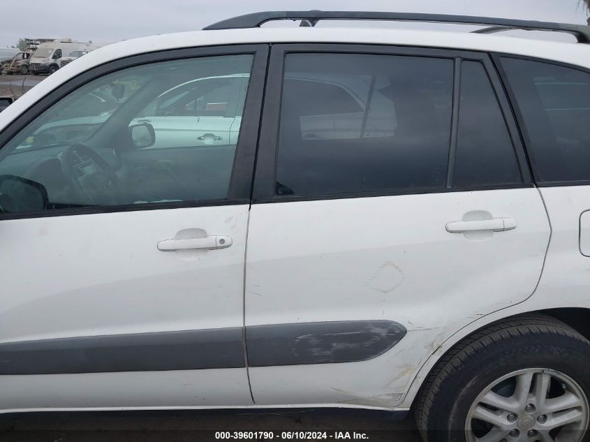 2001 Toyota Rav4 VIN: JTEGH20V710016465 Lot: 39601790