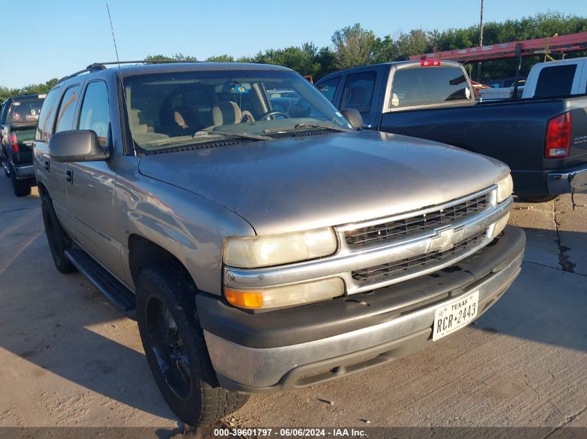 2002 Chevrolet Tahoe Ls VIN: 1GNEC13Z92R154077 Lot: 39601797