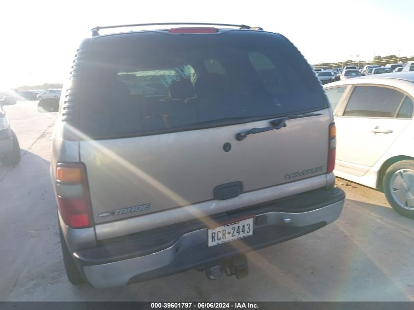 2002 Chevrolet Tahoe Ls VIN: 1GNEC13Z92R154077 Lot: 39601797